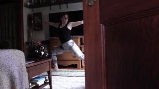 Bettie Bondage - Spying on Mom's Yoga Practice