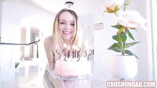 Hot Stepdaughter Nikole Nash Blows Candles and Her DAD