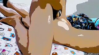 Stepdaughter Sleeeps Naked and Her Perverted Stepfather Takes Advantage of Her Part 1 - Cartoon Version