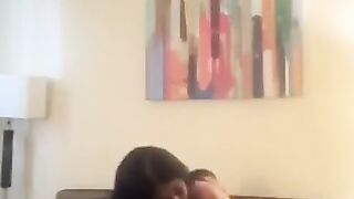 Busty mom riding dick