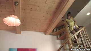 Secretly fucking horny girlfriends mother