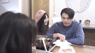 Chinese porn.. Gf and  sister fuck together