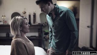 PURE TABOO Stepmom Helped Injured Step Son Pleasure Himself