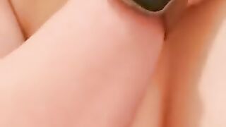 Playing with my boobs