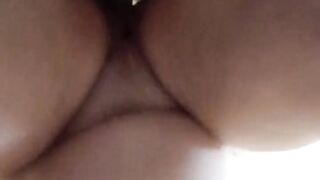 doggy style sex hanging tits and whole back in cum view 2