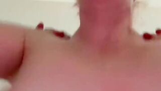 Onlyfans cheating wife fucks fan on step son squeaky bed and he cums inside her