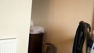 Mom shares hotel room with step son after argument with husband and gets fucked