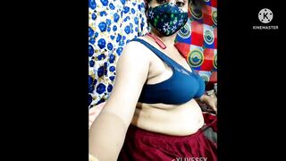 Desi Hot Puja bhabhi does webcam video chatting with me