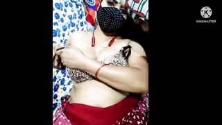 Rajsthani Desi Indian married aunty nude webcam show