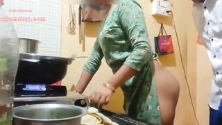 Indian Bhai-Bahan Fuck In Kitchen Clear Hindi Audio