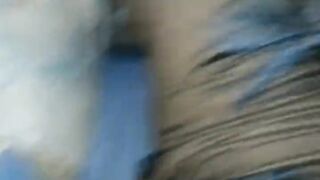 I squirt her hot cum out of her tail