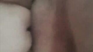 Step Mom gets fucked in back seat by step son best friend and creampie her pussy..she begs him to impregnate her