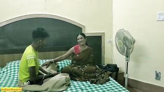 Indian Bengali stepmom has hot rough sex with teen stepson! With clear audio