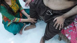 indian Bahu Doing Foot Massage Of Rich Old Sasur Than Her Ass Fucked With Clear Hindi Audio Full Hot Talking