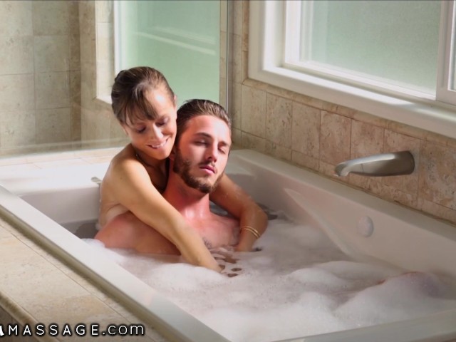 Massage In Bath Room - NuruMassage Stepmom Draws Bath for Son - Stepmom Incest Porn