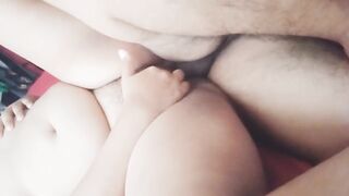 my stepfather takes me from the side and makes me have an orgasm
