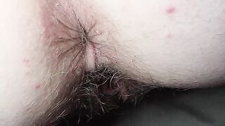 Amateur closeup toying my wifes pussy with a dildo