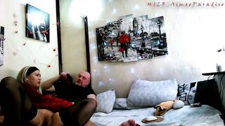 Quiet family morning in Moscow )) Blowjob, handjob, doggystyle... ))