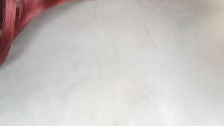 Oil Massage Rub on Milf Stepmom's Big Tits and Nipples