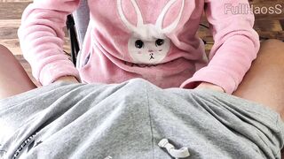 Sexy Step Sister in Pajamas Compilation Teasing Spank Ass Handjob and Cumshot