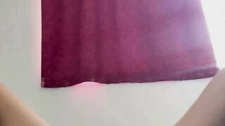 Crysspop fucking a dildo for a fan