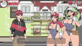 Spooky Milk Life - walkthrough gameplay part 8 - Hentai game - Threesome and Kamasutra