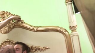 Cuckold whatch her whife banged hard