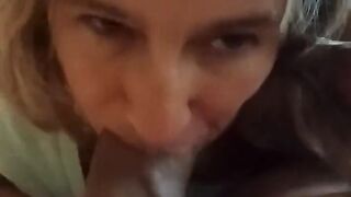 Slut Julia Cox Gets Daddy Attention By Sucking His Dick And Swallowing Cum