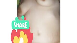 Moaning wifey's bouncy titties