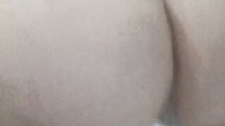 My stepmother records herself while she masturbates