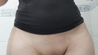 I find video of my stepmother masturbating her little pussy and her big tits