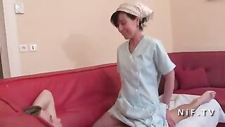 French step mom seduces boy and gives her ass after rimming