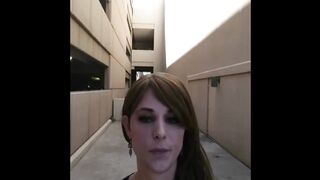 Smoking A Cigarette Outside