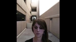Smoking A Cigarette Outside