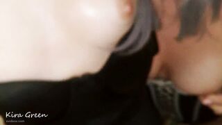 THREESOME BLINDFOLDED WIFE SHARED HUSBAND - STEP SISTERS GREEN