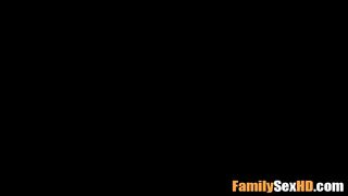 Step mom and son caught fucking by dad