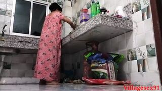Desi Local Village Wife Fuck By Kitchen ( Official Video By Villagesex91 )