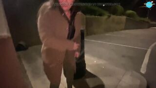 Cracky the street girl finaly gets to suck cock