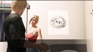 Forbidden Passion-She takes a GIANT dick in her ass hole