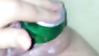 Fucking herself with a 7up