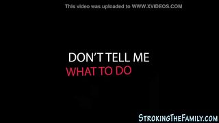 Teen stepsister eaten out