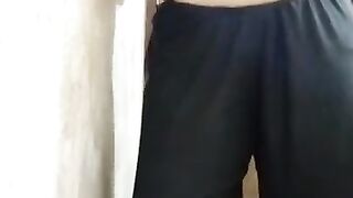 Stepsister fingering in his ass