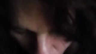 Slut sucking my cock