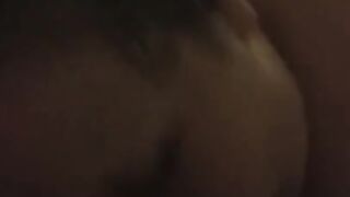 She deepthroats my cock and licks up the cum