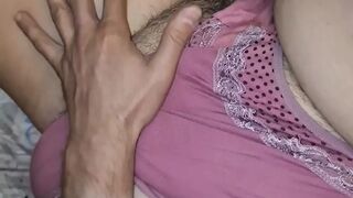 Playing with fat busty grandma body. Her hairy pussy is fucking awesome and wet.