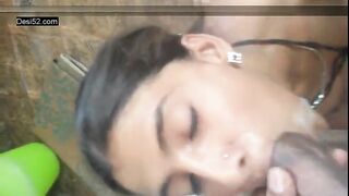 Indian tamil aunty blowjob, fuck, cum in mouth