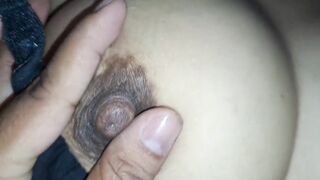 Filipina asian big boobs play and massage her nipple
