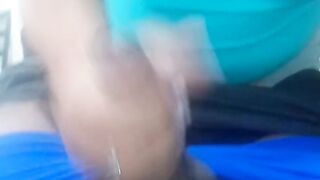 Stepmother gives her stepson a rich handjob