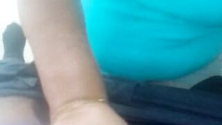 Stepmother gives her stepson a rich handjob