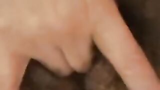 Hot Mom seduces and show her hairy pussy in close up Hotmom